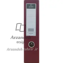 زونکن A4 کتان 7.5 سانتی متر رنگ زرشکی