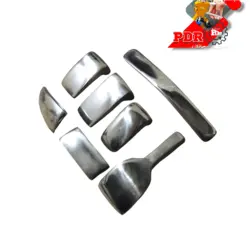 پک ابزارهای پرکاربرد صافکاری سنتی مجموعه مشتی کفی های کاربردی خارکش فولادی و قالب تنه بی رنگی فولاد