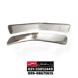 قالب تنه صافکاری مدل دو سر تخت فولادی بی رنگ کد KA-R105