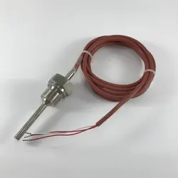 ترموکوپل pt100 سنسور دما جومو قطر ۶ میل طول ۵ سانتی رزوه ۱/۲
