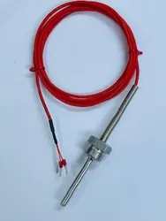 سنسور دما RTD سیلیکونی رزوه ۱/۲ ۵ سانتی
