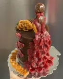 کیک لواشکی شکم پر/لواشک/ترشک/کیک تولد/ کیک دخترونه/باکس هدیه