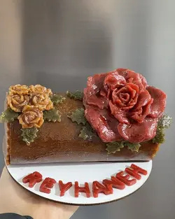 لواشک / ترشک / رولت لواشک/کیک تولد /هدیه خاص / باکس گل