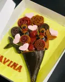 لواشک/حروف انگلیسی/ترشک/کیک تولد/باکس قلبی/هدیه لاکچری