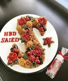 لواشک حروف انگلیسی سایز بزرگ /باکس لواشک/اعدادانگلیسی/لواشک چند لایه/کیک تولد/هدیه لاکچری