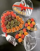 باکس لواشک قلبی/ باکس هدیه/کیک تولد/ترشک/هدیه ولنتاین