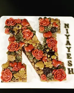 لواشک/لواشک حروف انگلیسی سایز بزرگ/کیک تولد/ترشک/کیک خاص/باکس هدیه