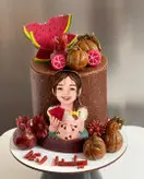 لواشک/کیک لواشک /ترشک /کیک تولد /کیک خاص /هدیه لاکچری / باکس گل/کیک یلدا /کیک تصویری