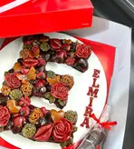 لواشک حروف سایز بزرگ/ترشک /کیک تولد /لواشک خاص /هدیه لاکچری /باکس هدیه تولد/ کیک حروف انگلیسی