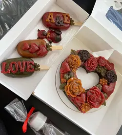 لواشک قلبی/کیک تولد/سفارش آنلاین لواشک/باکس لواشک/هدیه خاص