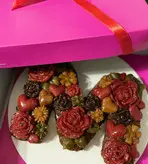 لواشك حروف انگليسي سايز متوسط/سفارش انلاين لواشك/ترشك/كيك تولد/باكس لواشك+سسلواشك و جعبه