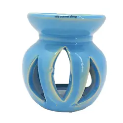اسانس سوز آبی، سرامیکی، کوچک، کد 003 - my corner shop
