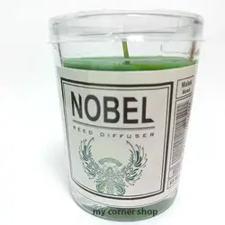 شمع NOBEL، سبز، malek، معطر، کد 050 - my corner shop