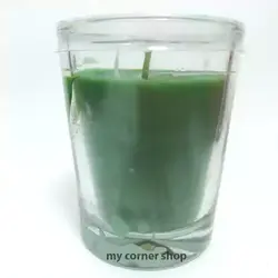 شمع NOBEL، سبز، malek، معطر، کد 050 - my corner shop