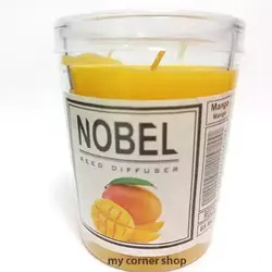 شمع NOBEL، نارنجی، mango، معطر، کد 052 - my corner shop