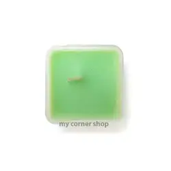 شمع وارمر، سبز، ساده، ظرف پلاستیکی، کد 013 - my corner shop