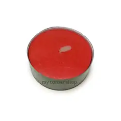 شمع وارمر، قرمز، ساده، کوچک، کد 002 - my corner shop