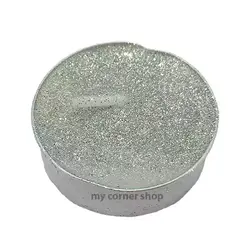 شمع وارمر، نقره ای، اکریلی، کوچک، کد 011 - my corner shop