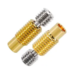 پیچ سوراخدار اکسترودر دما بالا آلیاژ تیتانیوم و برنج مدل threaded Version E3D V6 