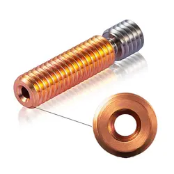 پیچ سوراخ دار اکسترودر دما بالا آلیاژ تیتانیوم و مس MK8 