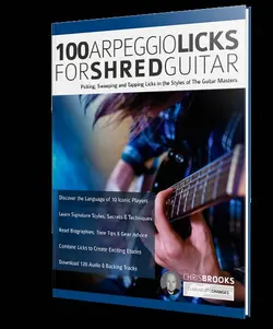 100Arpeggio Licks for Shred Guitar - اچ ای متد
