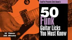 50Funk Guitar Licks You Must Know - اچ ای متد