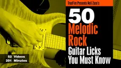 50Melodic Rock Guitar Licks You Must Know - اچ ای متد