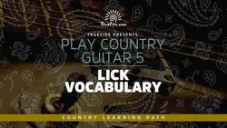 Play Country Guitar 5 Lick Vocabulary - اچ ای متد