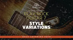 Play Rock Guitar 7 Style Variations - اچ ای متد