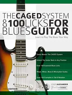 The Caged System And 100 Licks For Blues Guitar - اچ ای متد