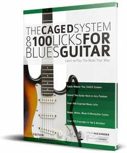 The Caged System And 100 Licks For Blues Guitar - اچ ای متد