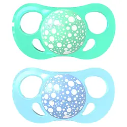 پستانک 2 عددی 6+ ماه آبی - سبز تویست شیک Twistshake