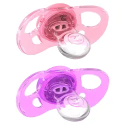 پستانک 2 عددی 6+ ماه صورتی - بنفش تویست شیک Twistshake