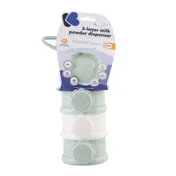 انبار غذای ۳ طبقه رنگ سبز Kikkaboo کیکابو