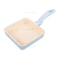 تابه عروس Aroos طرح مربع رنگ آبی