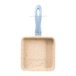 تابه عروس Aroos طرح مربع رنگ آبی