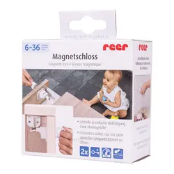 قفل درب کمد و کابینت ریر Reer مدل آهنربایی بسته 2 عددی