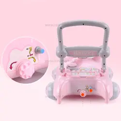 واکر موزیکال طرح کیتی صورتی کد 7660 برند A+B