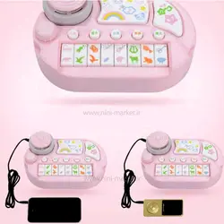 واکر موزیکال طرح کیتی صورتی کد 7660 برند A+B