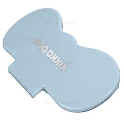 ظرف غذا چسبان و قاشق کیکابو Kikkaboo رنگ طوسی-آبی