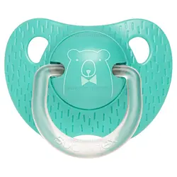 پستانک 6-18 ماه طرح خرس رنگ سبز سواوینکس Suavinex