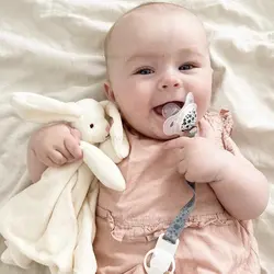 بند پستانک پاستل طوسی تویست شیک Twistshake