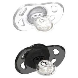 پستانک 2 عددی 0-6 ماه سفید و مشکی تویست شیک Twistshake