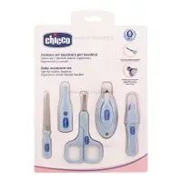 ست قیچی و ناخن گیر 4 تکه آبی چیکو Chicco