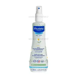 حالت دهنده مو و خوشبو کننده بدن حجم 200 میل موستلا MUSTELA