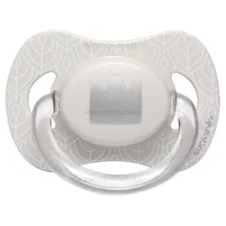 پستانک طرح تاج رنگ کرم سايز 18-6 ماه سواوینکس Suavinex