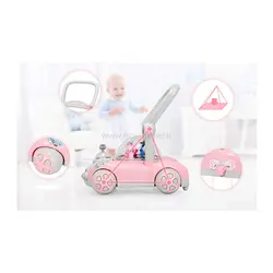 واکر حباب دار رنگ صورتي برند +ab