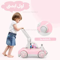 واکر حباب دار رنگ صورتي برند +ab