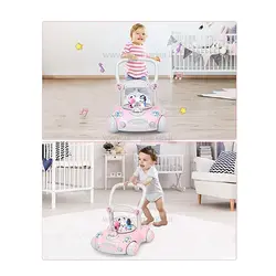 واکر حباب دار رنگ صورتي برند +ab