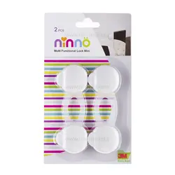 قفل کشو رنگ سفید نینو Ninno